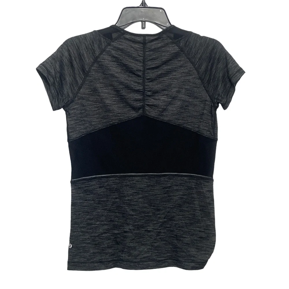Lululemon Medium Grey and Black Top Mesh Inserts‎